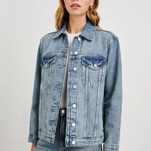RAILS Grove Boyfriend Trucker Jacket
Embossed Indigo